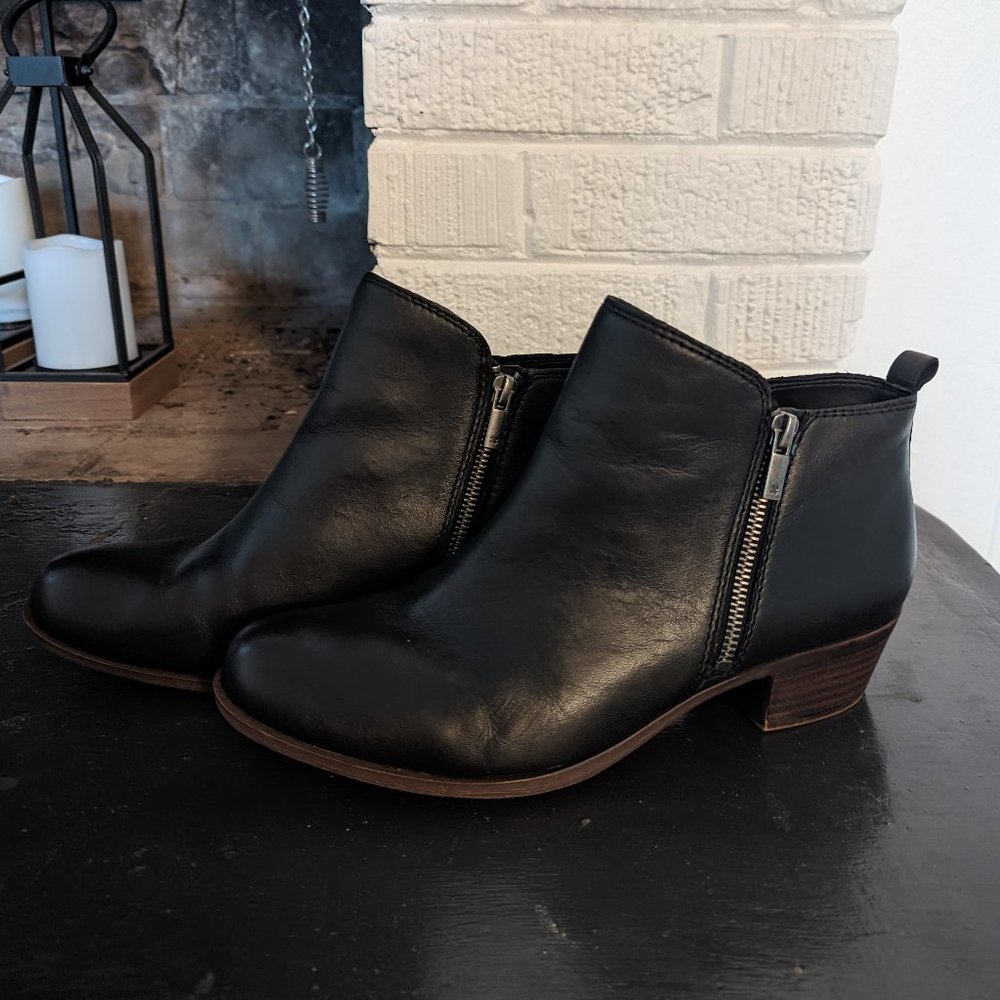 Lucky Brand Women's Booties Size 11W Black